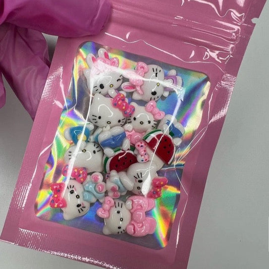 HELLO KITTY MIX  CHARMS (12PCS OR 14 PCS)