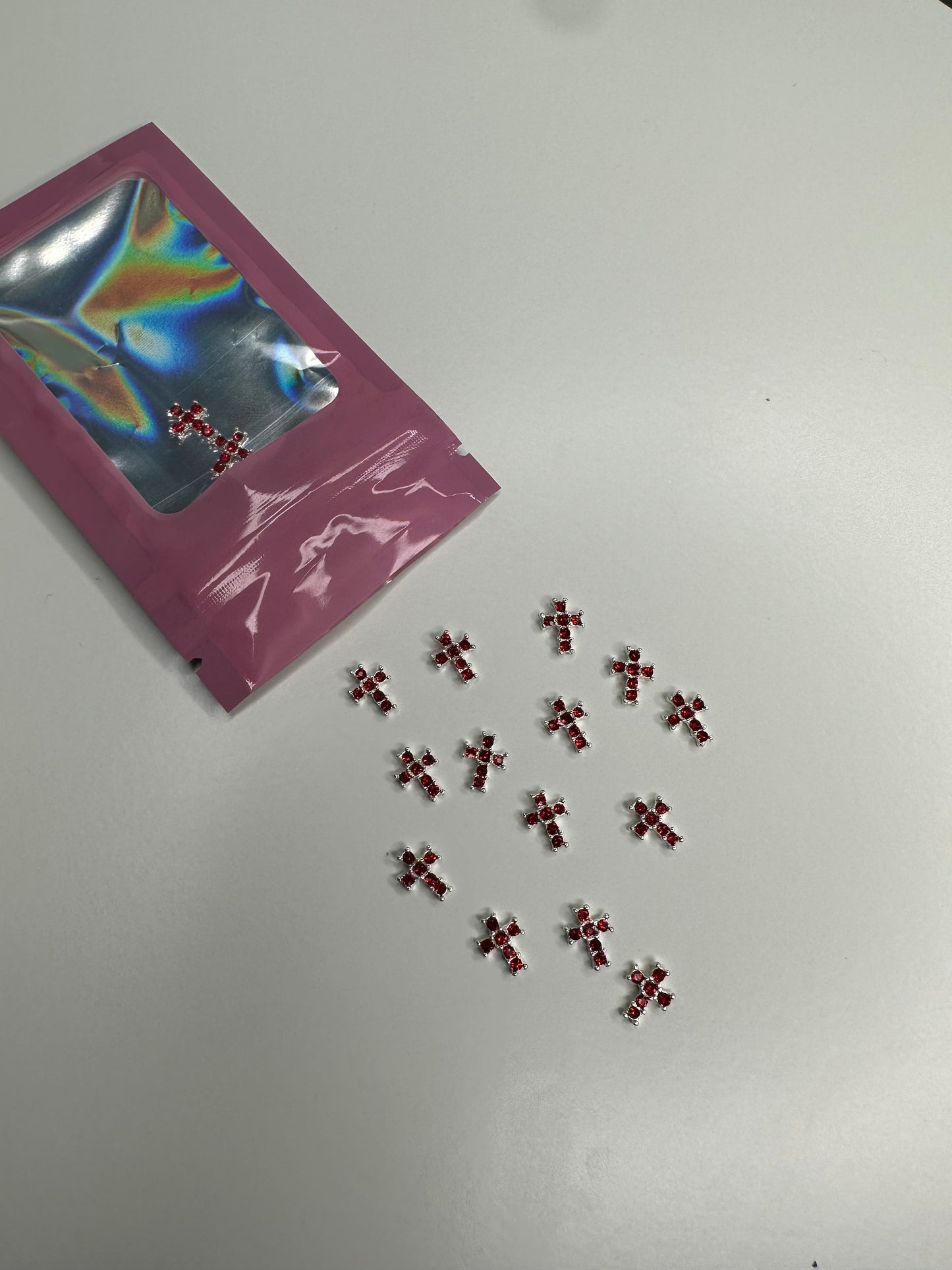 RHINESTONE CROSSES (20 PCS)
